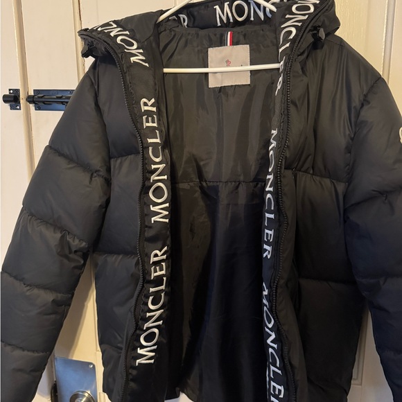 Moncler Hooded Black Down Jacket - Picture 3 of 5